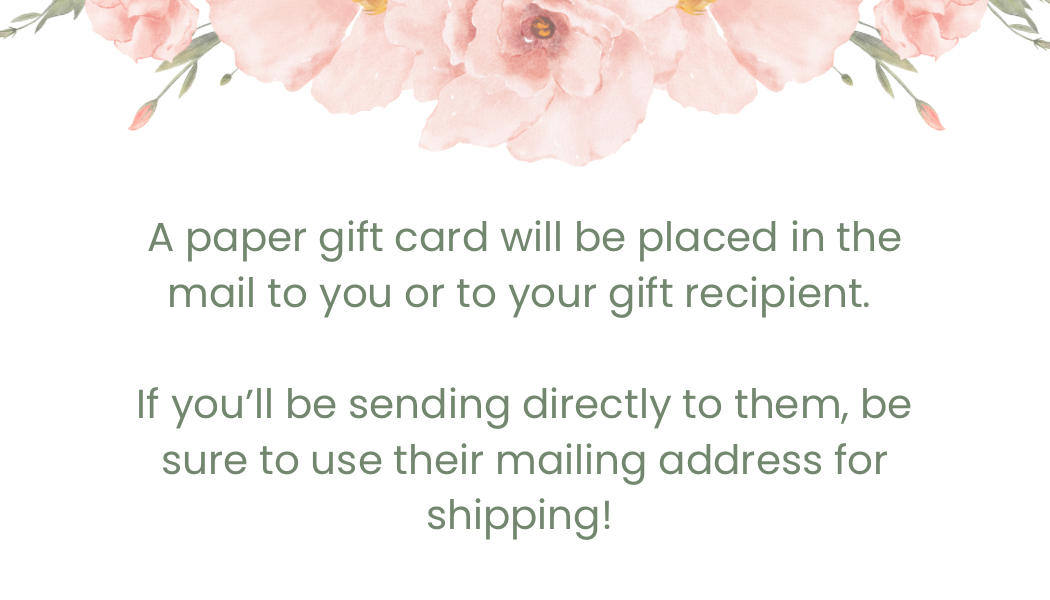 Blush Mini Spa Gift Card