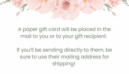 Blush Mini Spa Gift Card